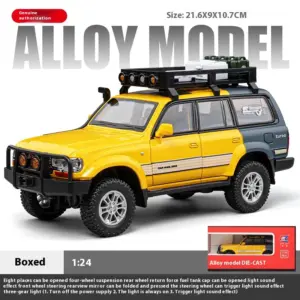 Alloy Off-Road Model Car - 1/24 Scale Collectible 16 Sb853c651103a43eebcedda657e35923aS
