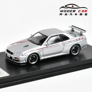 1:64 Nissan Skyline R34 V-SPEC Diecast Model 10 Sb97505de5e2245b49881da53c828749bd