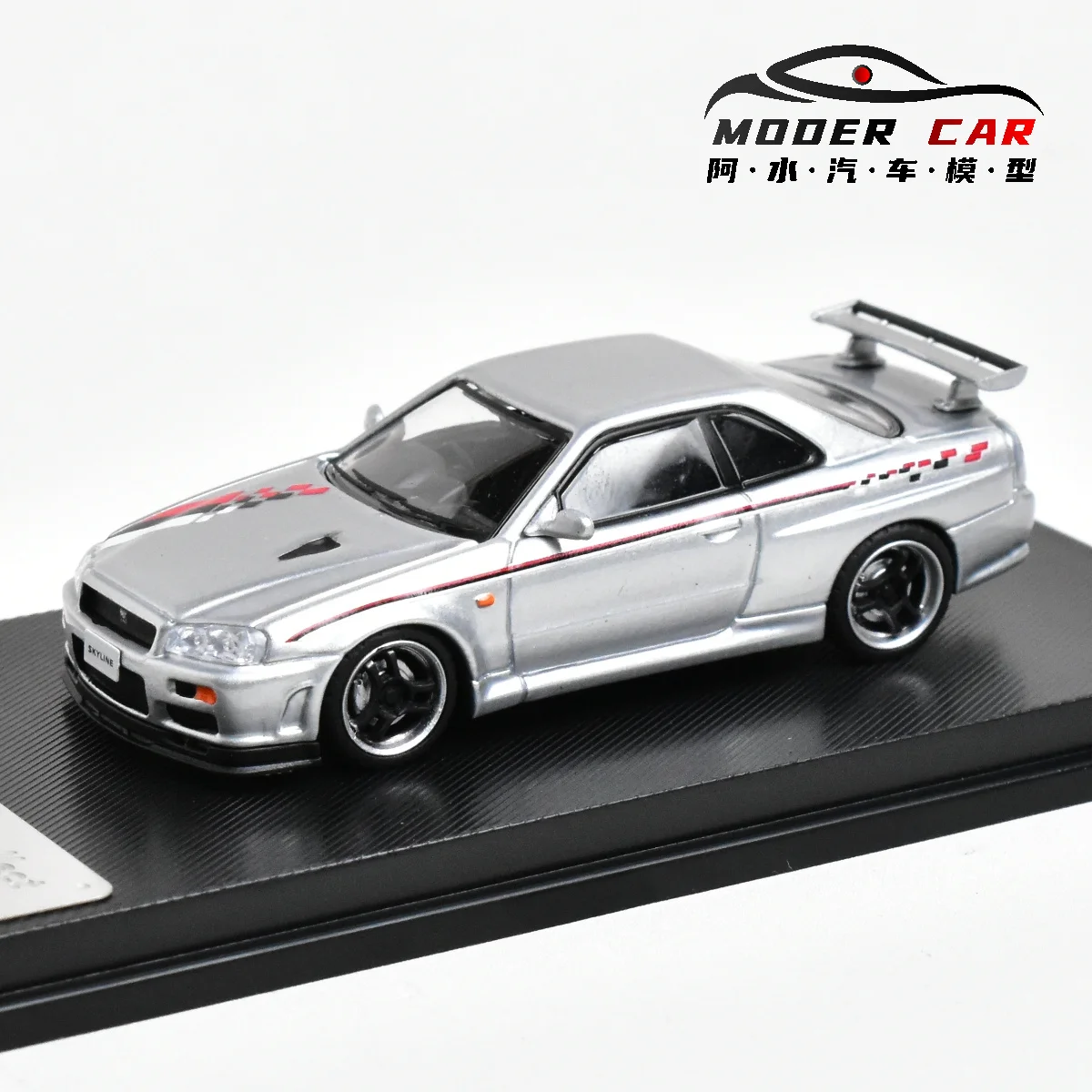 1:64 Nissan Skyline R34 V-SPEC Diecast Model 2 1:64 Nissan Skyline R34 V-SPEC Diecast Model - Image 2