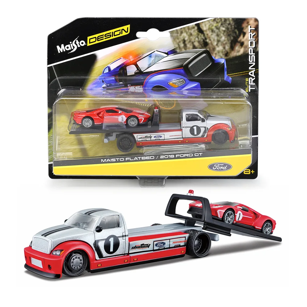 Maisto 1:64 Die-Cast Flatbed Truck and BMW M3 E30 16 Maisto 1:64 Die-Cast Flatbed Truck and BMW M3 E30 - Image 16