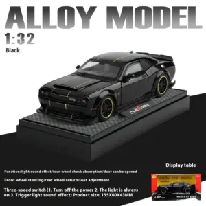 Hellcat Decorative Model Car in Glossy Black 18 Sb9e0aa3567694282aa18643cff4db5edh