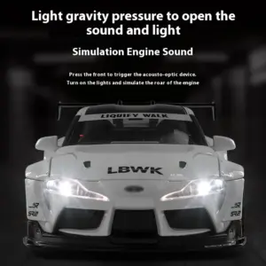 Sleek Black Alloy Model Car with Gold Accents 11 Sba1ccade24114622ad5b2bc89fad41a4R