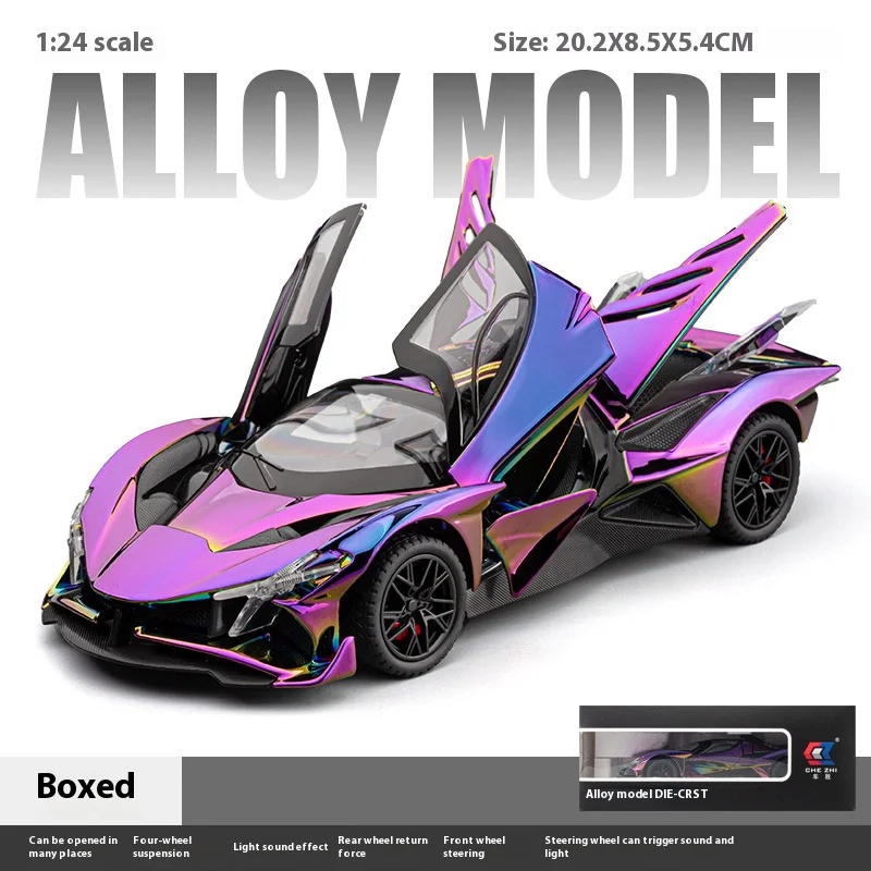 EVO Alloy Car Model 1:24 Scale Collectible 8 EVO Alloy Car Model 1:24 Scale Collectible - Image 8