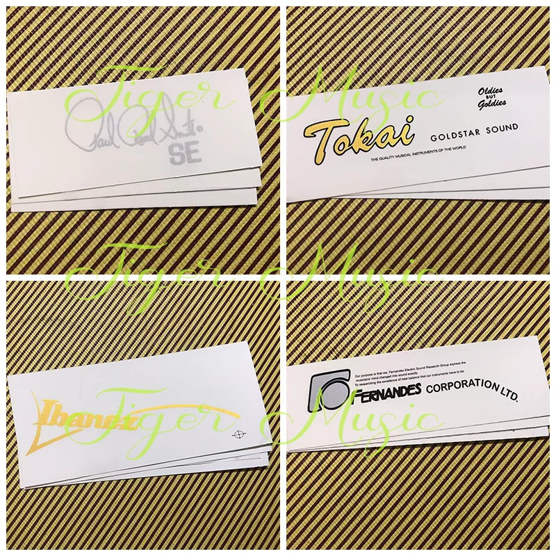 Ibanez Electric Guitar Decal Set of 3 4 Ibanez Electric Guitar Decal Set of 3 - Image 4