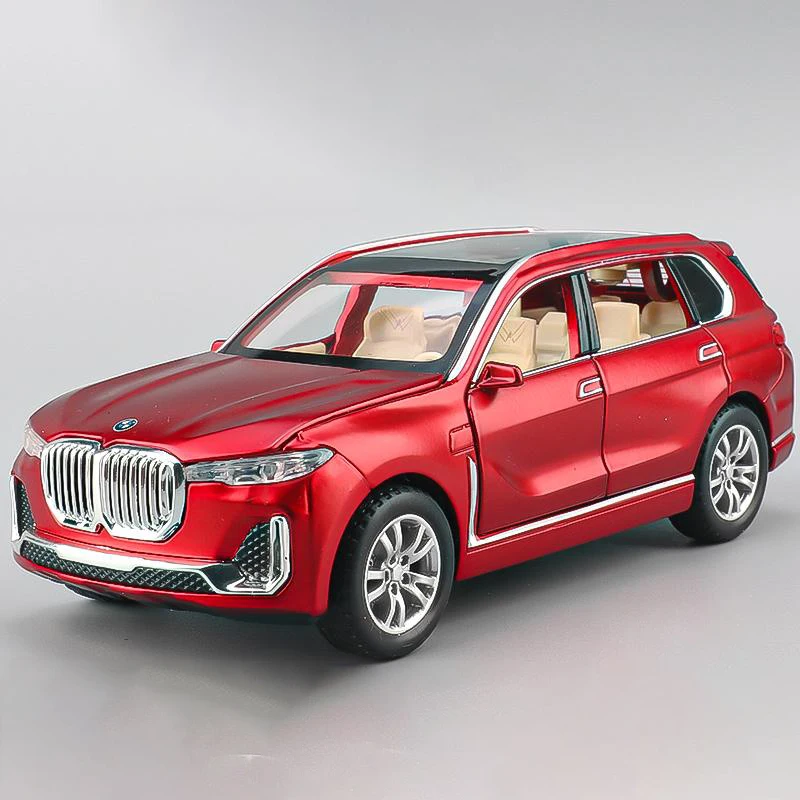 1:32 Scale BMW X7 Diecast Model SUV Red 9 1:32 Scale BMW X7 Diecast Model SUV Red - Image 9