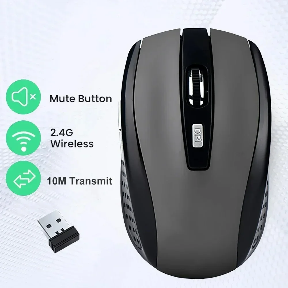 2.4G Wireless Ergonomic Mouse with Adjustable DPI 2 2.4G Wireless Ergonomic Mouse with Adjustable DPI - Image 2