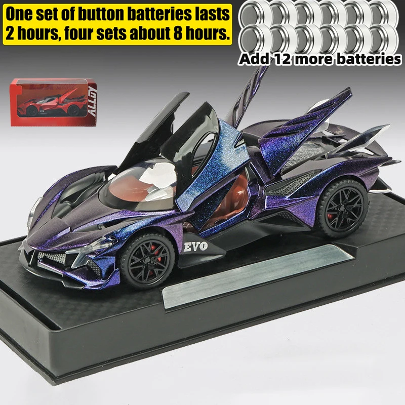 1:32 Scale Apollo EVO Supercar Diecast Model 8 1:32 Scale Apollo EVO Supercar Diecast Model - Image 8