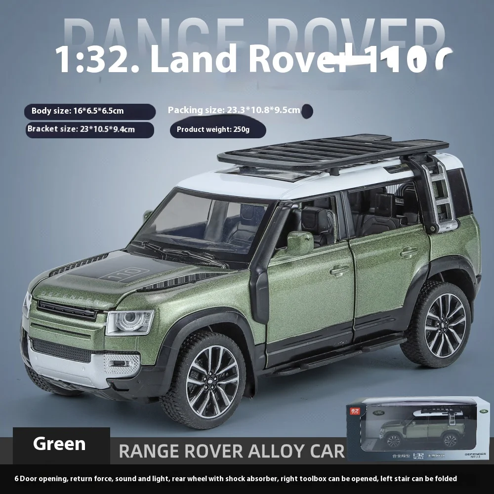 1:32 Scale Land Rover Defender 110 Diecast Model 7 1:32 Scale Land Rover Defender 110 Diecast Model - Image 7