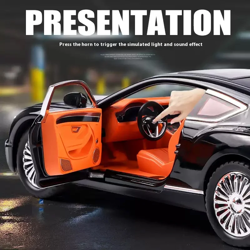 Continental GT 1:24 Scale Alloy Model Car 2 Continental GT 1:24 Scale Alloy Model Car - Image 2