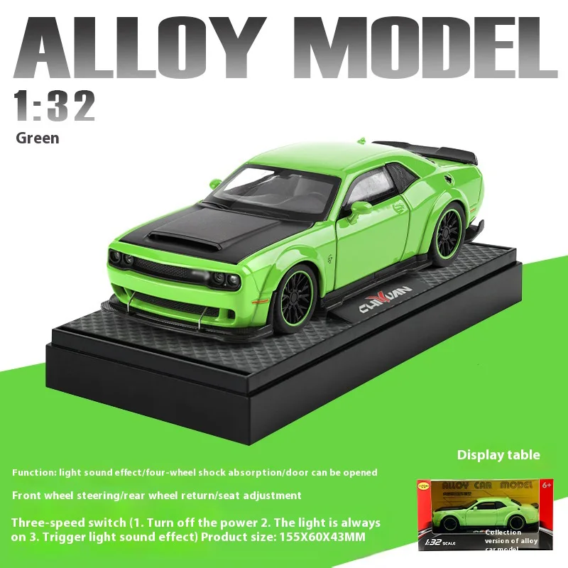 Hellcat Decorative Model Car in Glossy Black 8 Hellcat Decorative Model Car in Glossy Black - Image 8