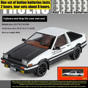 Toyota AE86 Trueno 1:18 Diecast Model 15 Sc07f1e45de8e4963ab60d191af6072bdE