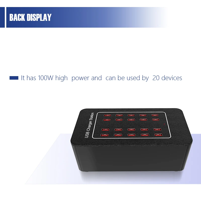 Universal 20 Ports 100W USB Charging Hub 3 Universal 20 Ports 100W USB Charging Hub - Image 3