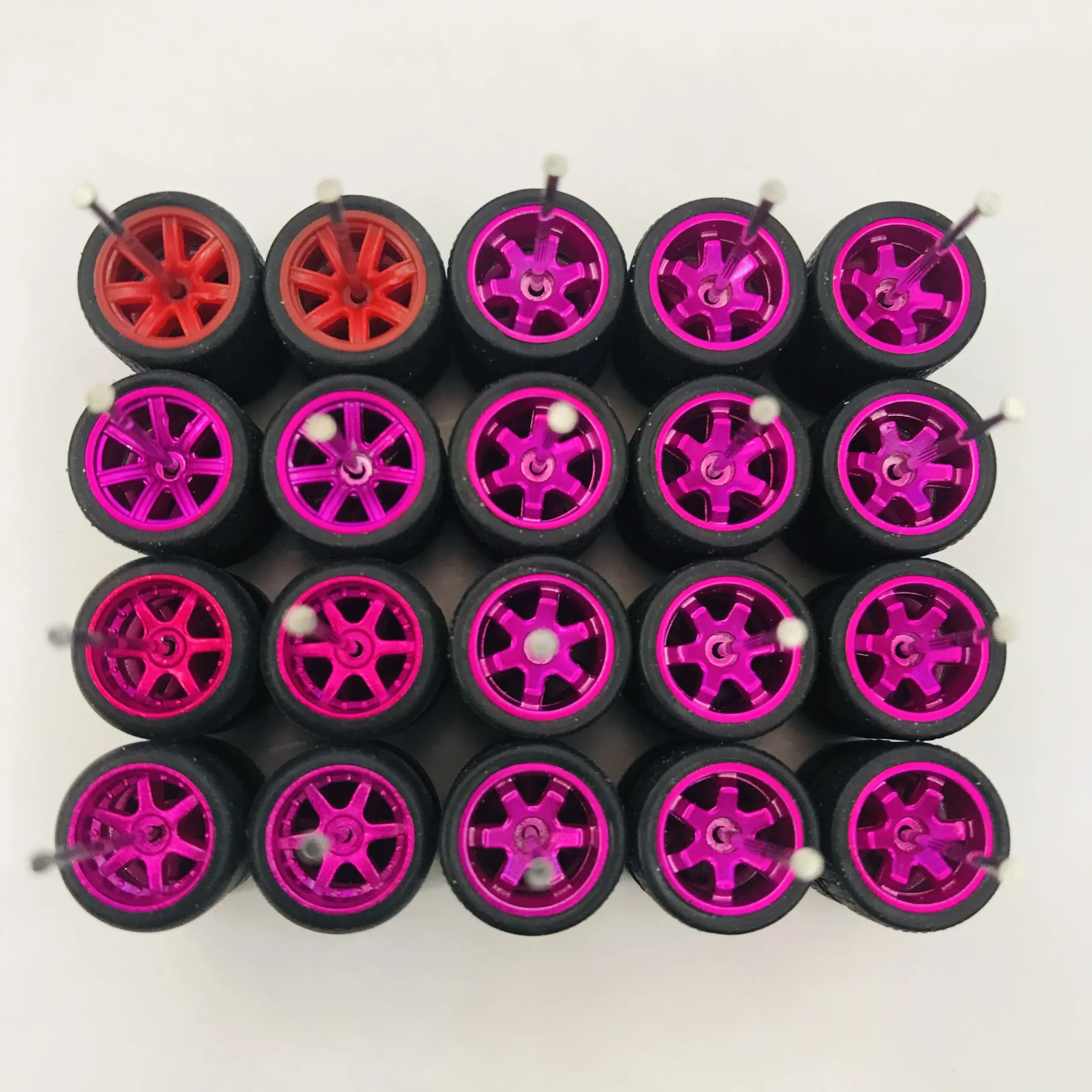 1/64 Scale Alloy Car Model Wheel Set 14 1/64 Scale Alloy Car Model Wheel Set - Image 14