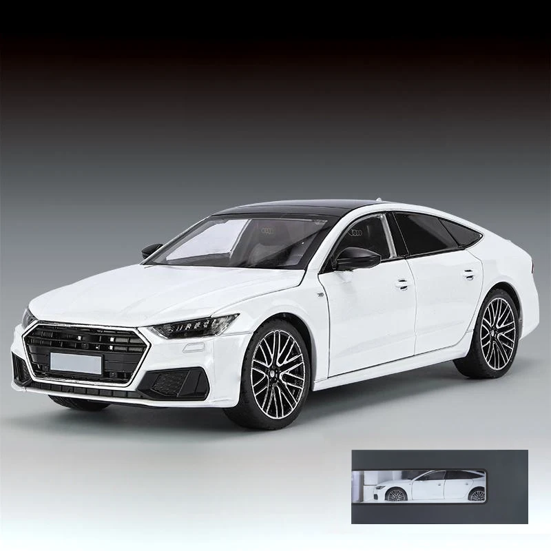 1/24 Scale Metallic Blue Alloy Model Car 18 1/24 Scale Metallic Blue Alloy Model Car - Image 18