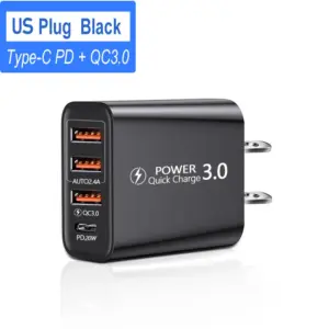 USB 30W Fast Charger with 4 Ports 17 Sc36b66b23ead4a3f81ef489fe874b783v
