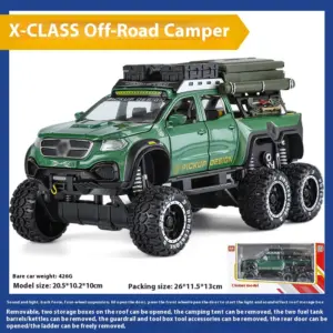 Off-Road Camper Model Car in 1:28 Scale 15 Sc57b3a1444c9443f83abef69888d31533