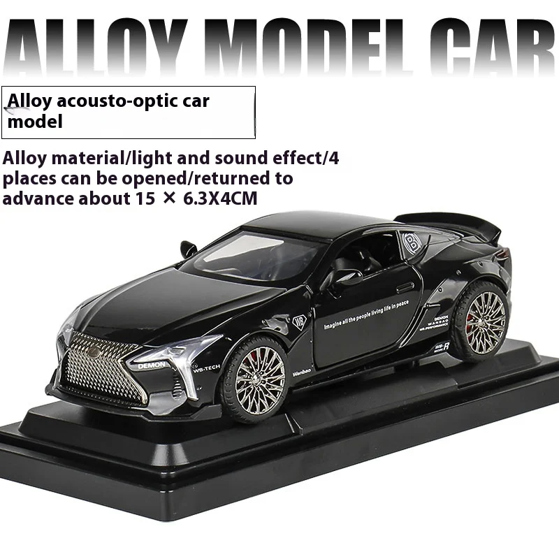 Diecast 1:32 Lexus LC500 Model with Lights 14 Diecast 1:32 Lexus LC500 Model with Lights - Image 14