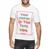 Customizable Men's Crew Neck T-Shirt with Vibrant Print