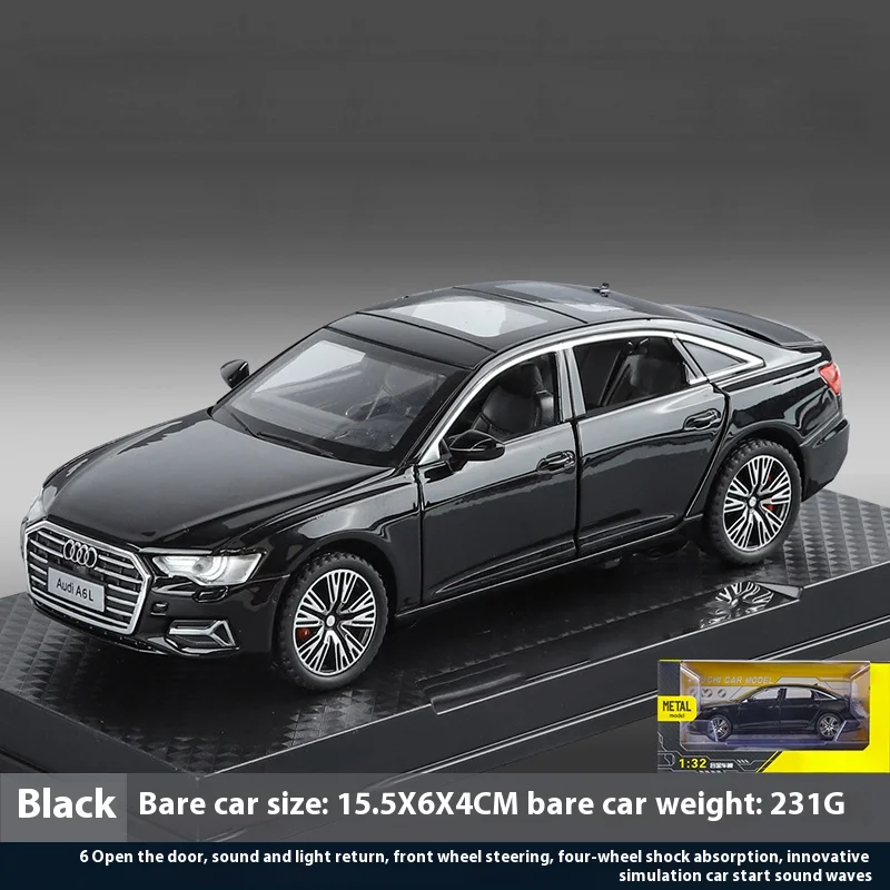 Audi A6L Luxury Midsize Sedan Diecast Model 1:32 15 Audi A6L Luxury Midsize Sedan Diecast Model 1:32 - Image 15