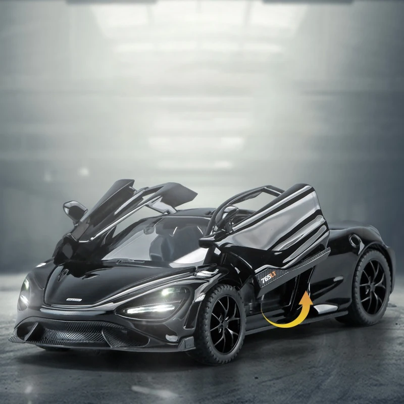 1:32 Scale Diecast Supercar Model with Lights 5 1:32 Scale Diecast Supercar Model with Lights - Image 5