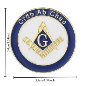 Freemason Lapel Pin in Black and Gold 7 Sc9ff990ada20477b90802e58326e18f8D