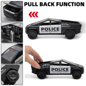1:32 Scale Diecast Cybertruck Police SUV Model 11 Sca294ce50f944ec4b6e6ea01a619f395h