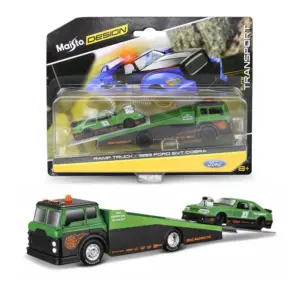 Maisto 1:64 Die-Cast Flatbed Truck and BMW M3 E30 31 Sca6f5ff984a64fc48632c8129674a51aY