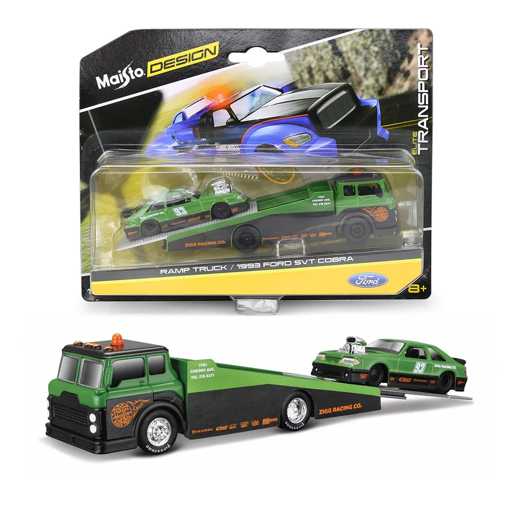 Maisto 1:64 Die-Cast Flatbed Truck and BMW M3 E30 6 Maisto 1:64 Die-Cast Flatbed Truck and BMW M3 E30 - Image 6