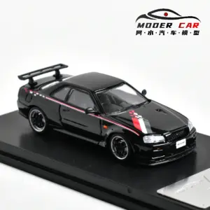 1:64 Nissan Skyline R34 V-SPEC Diecast Model 13 Scb0236504d5549938b7083bfeb33e8aer