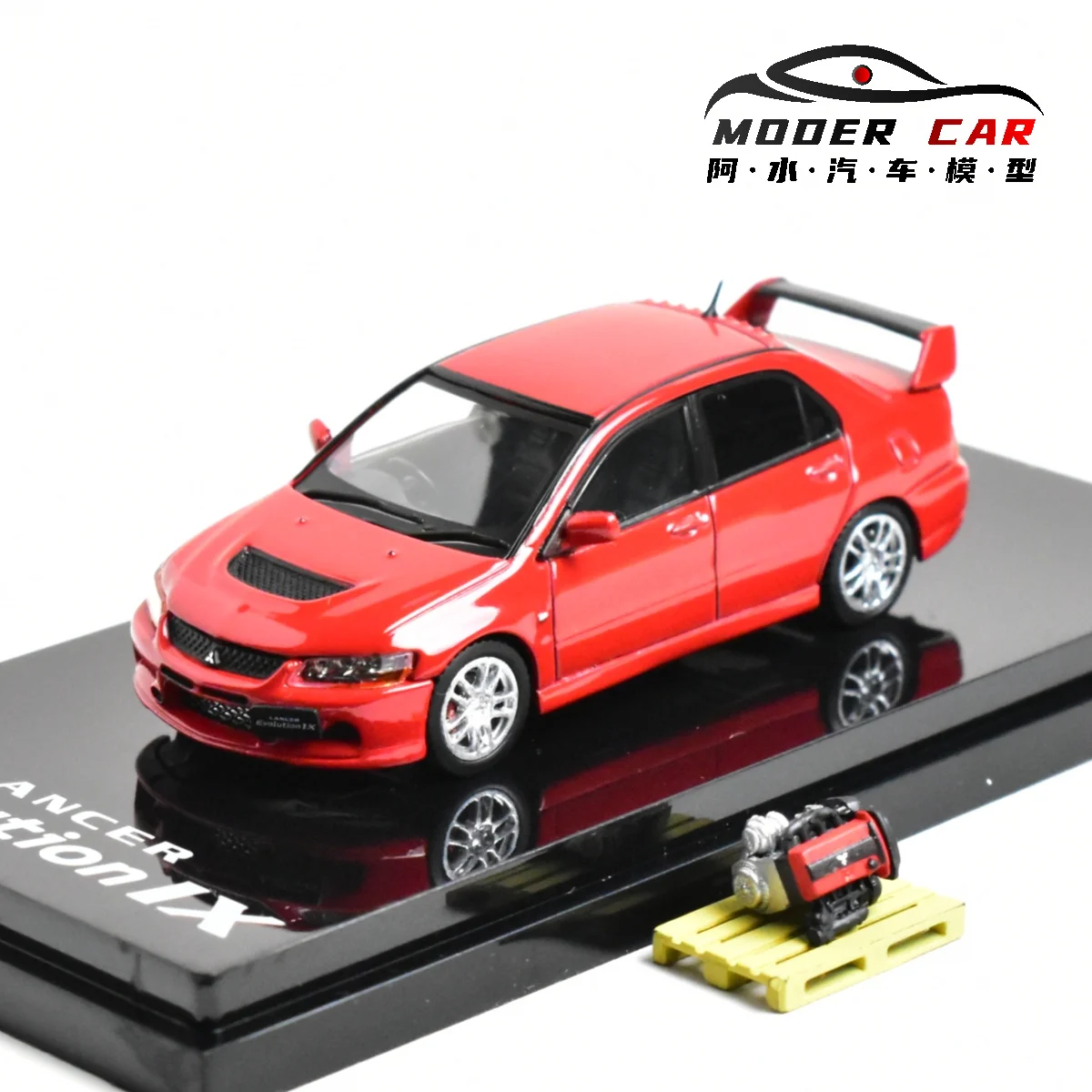 Mitsubishi Lancer EVO IX 1:64 Diecast Model 13 Mitsubishi Lancer EVO IX 1:64 Diecast Model - Image 13