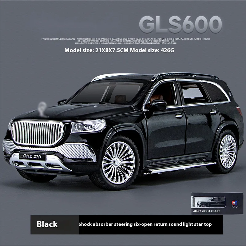 Luxury Black Alloy Business Car Model 9 Luxury Black Alloy Business Car Model - Image 9