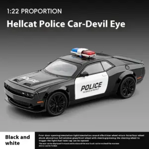 1:24 Dodge Challenger SRT Hellcat Police Model 16 Scba30445e1e749cfa89285b6fdf145de4