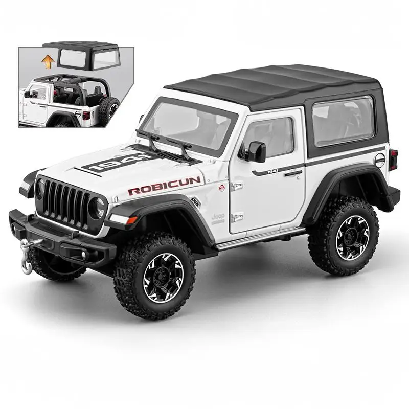 1:24 Scale Jeep Wrangler Rubicon Diecast Model 9 1:24 Scale Jeep Wrangler Rubicon Diecast Model - Image 9