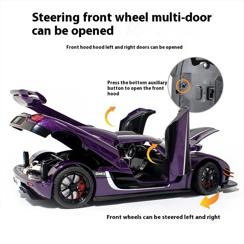 Alloy Supercar Model for Center Console Decor 6 Alloy Supercar Model for Center Console Decor - Image 6