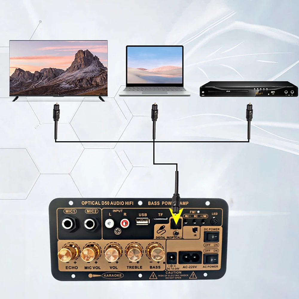300W Bluetooth Digital Power Amplifier Board 5 300W Bluetooth Digital Power Amplifier Board - Image 5