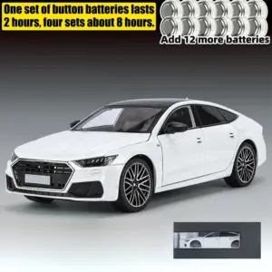 1/24 Scale Metallic Blue Alloy Model Car 27 Scfbebb1e4d0a408eb17234b056352243P