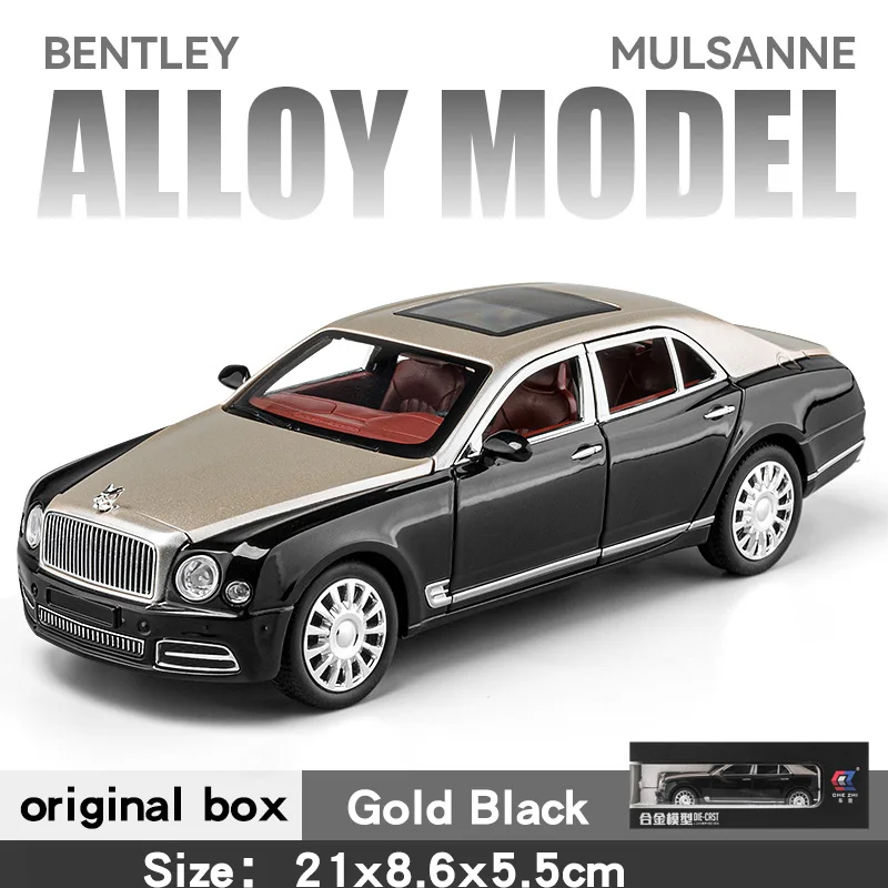 1:24 Scale Bentley Mulsanne Diecast Model Car 12 1:24 Scale Bentley Mulsanne Diecast Model Car - Image 12