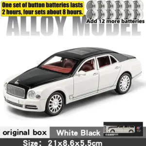 1:24 Scale Bentley Mulsanne Diecast Model Car 27 Sd27f02fe57134b35ba2d265010b03bd15