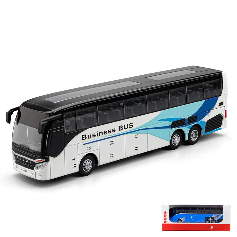 Vibrant Blue City Bus Model 1:30 Scale 9 Vibrant Blue City Bus Model 1:30 Scale - Image 9