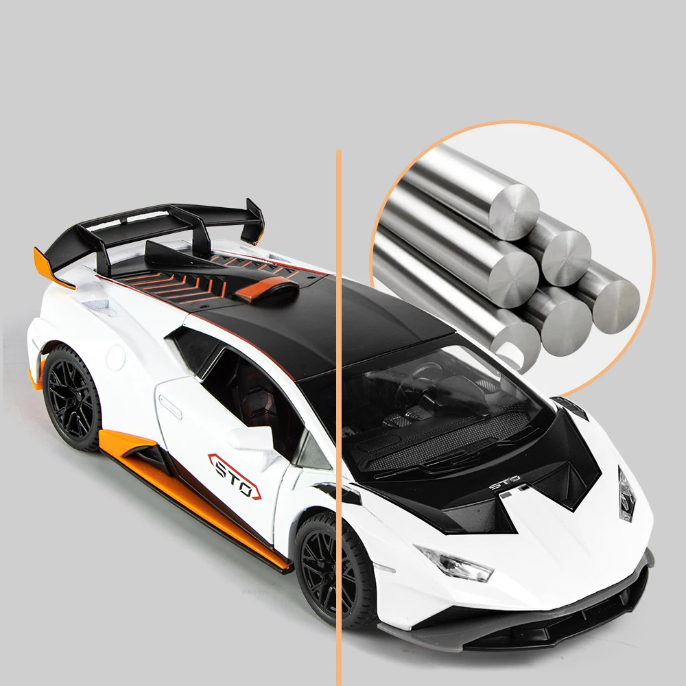 1:24 Scale Lamborghini Huracan STO Diecast Model 5 1:24 Scale Lamborghini Huracan STO Diecast Model - Image 5