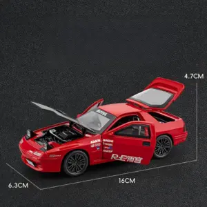 RX7 Alloy Sports Car Model 1:32 Scale 15 Sd74c5a92fd464e9fb21db4d75bfdd28ao
