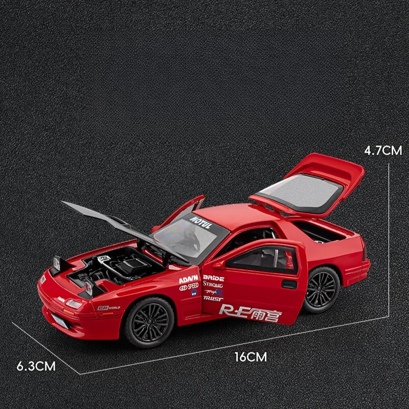 RX7 Alloy Sports Car Model 1:32 Scale 7 RX7 Alloy Sports Car Model 1:32 Scale - Image 7