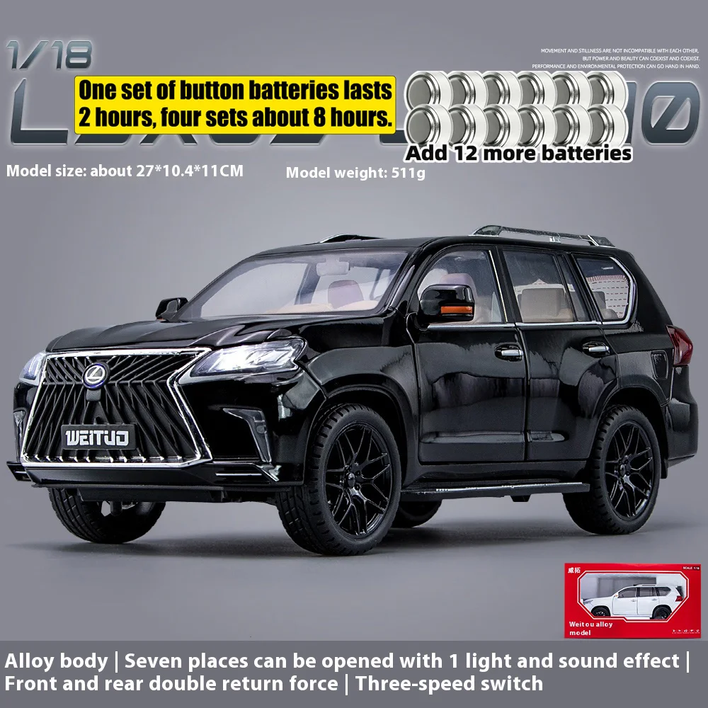 Lexus LX570 1:18 Diecast Model SUV Collector's Item 9 Lexus LX570 1:18 Diecast Model SUV Collector's Item - Image 9