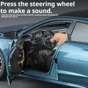 1/24 Scale Metallic Blue Alloy Model Car 22 Sd82fefbaf0fe469b8f89dcaf0b365dfc4