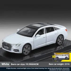 Audi A6L Luxury Midsize Sedan Diecast Model 1:32 28 Sda41c37bef1f4c37910b0a9a354a9445g