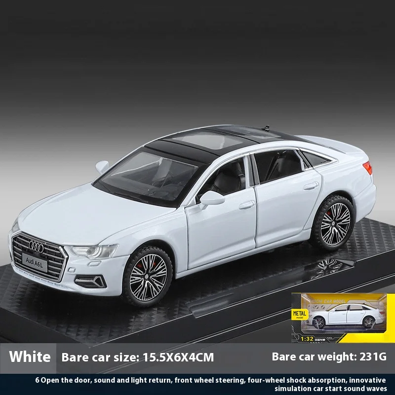 Audi A6L Luxury Midsize Sedan Diecast Model 1:32 14 Audi A6L Luxury Midsize Sedan Diecast Model 1:32 - Image 14