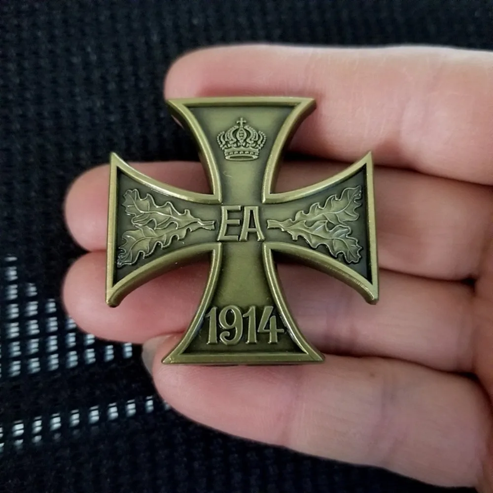 Retro Germany Brunswick Cross Brooch Pin 3 Retro Germany Brunswick Cross Brooch Pin - Image 3