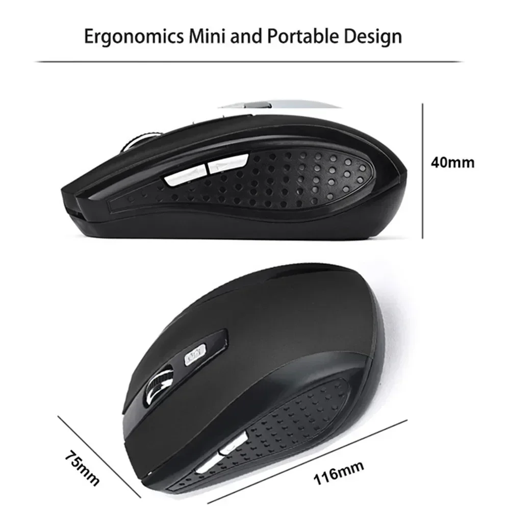 2.4G Wireless Ergonomic Mouse with Adjustable DPI 6 2.4G Wireless Ergonomic Mouse with Adjustable DPI - Image 6