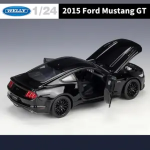 1:24 Mustang GT Diecast Model in Black Finish 17 Sdb2c0060e7b64554ae0487fbb1e2bf893