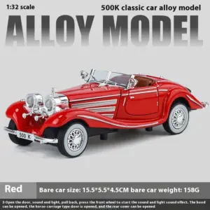 1:32 Scale Classic Car Model in White 17 Sdb3e8c2ebb9c4427957feb3038c2c6ceM 2